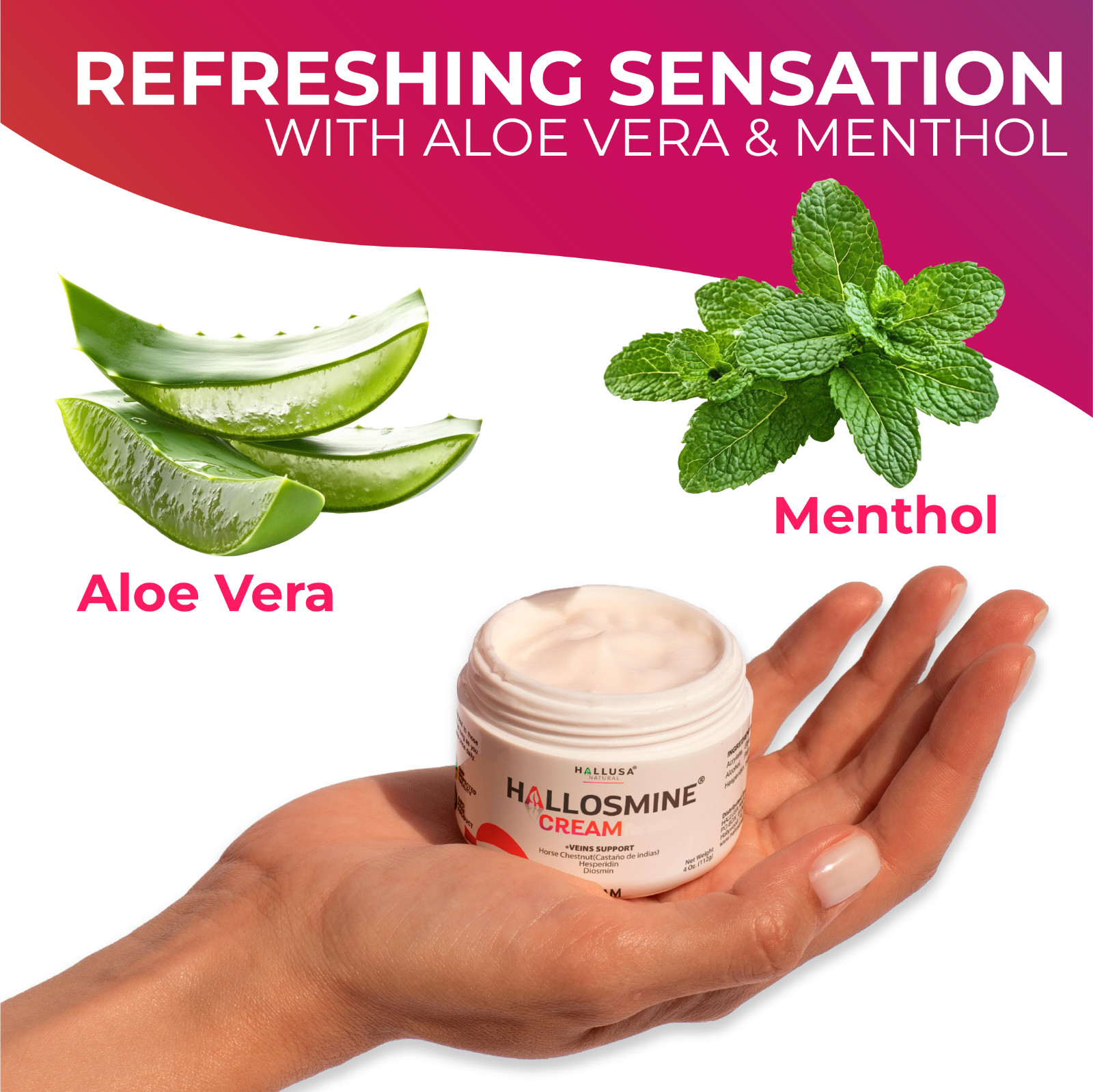 Varicose Veins Treatment for Legs | Varicose Veins Cream for Pain Relief | 4oz