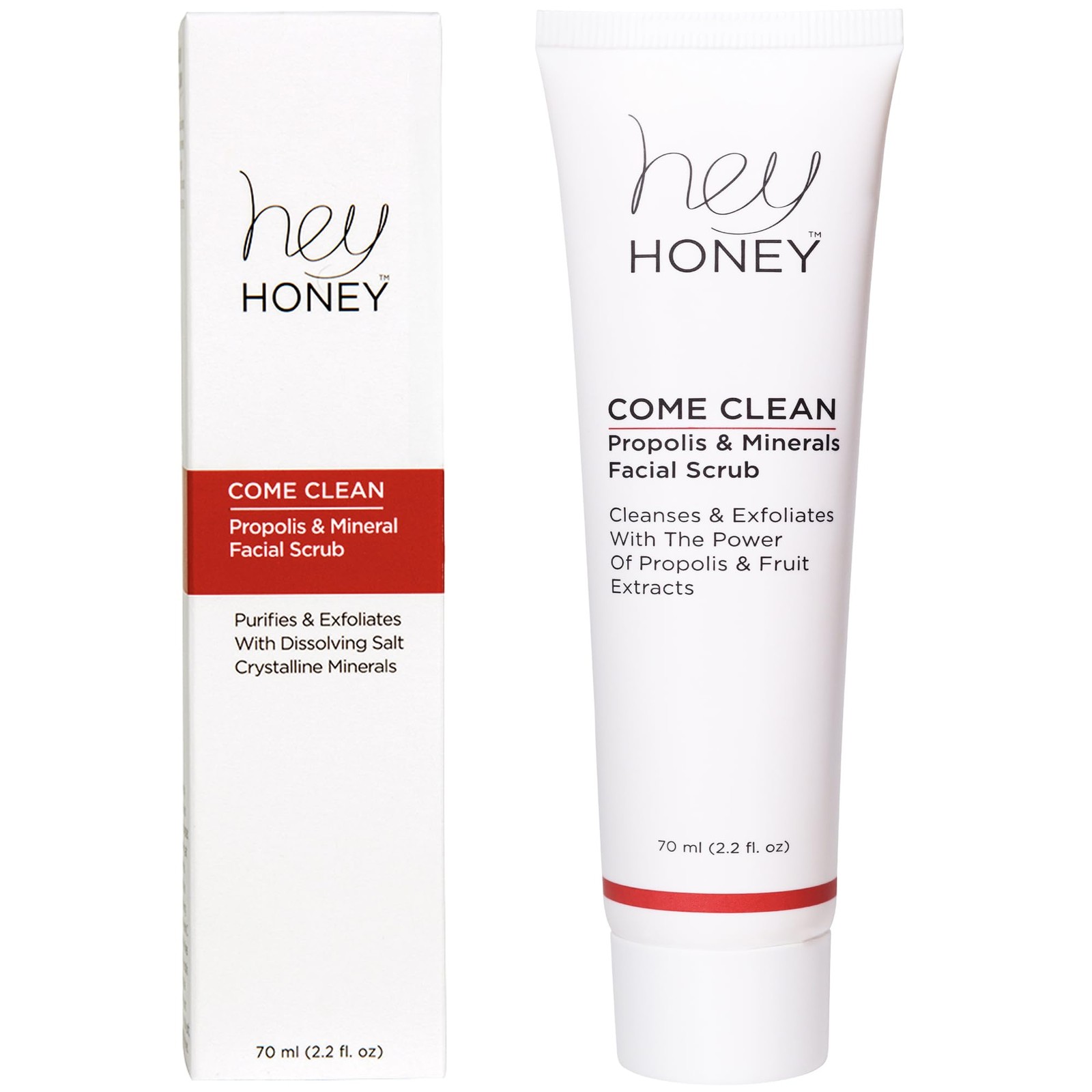 Hey Honey Skincare Propolis And Dead Sea Salt Microdermabrasion Facial Scrub