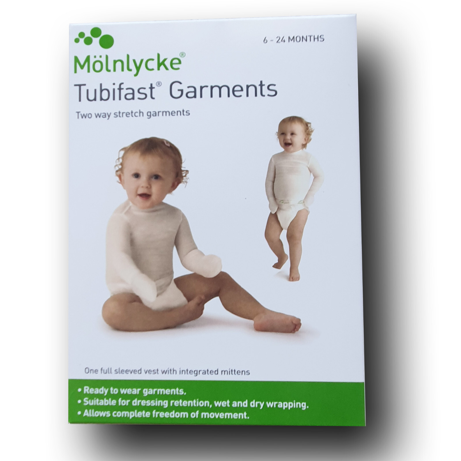 Tubifast Vest with Mitts 6 to 24 months – Skin Conditons – Wet Wrapping Therapy