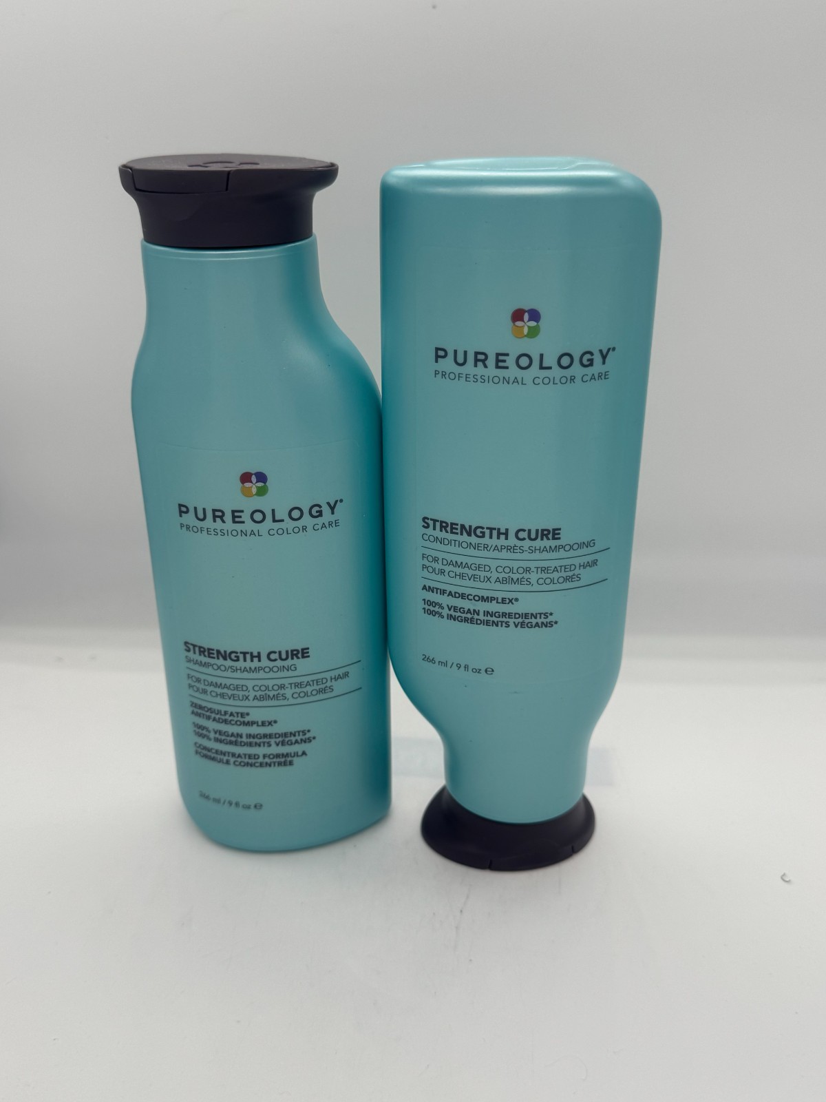 Pureology STRENGTH CURE Shampoo and Conditioner Set 9 fl. oz. SAME DAY SHIP