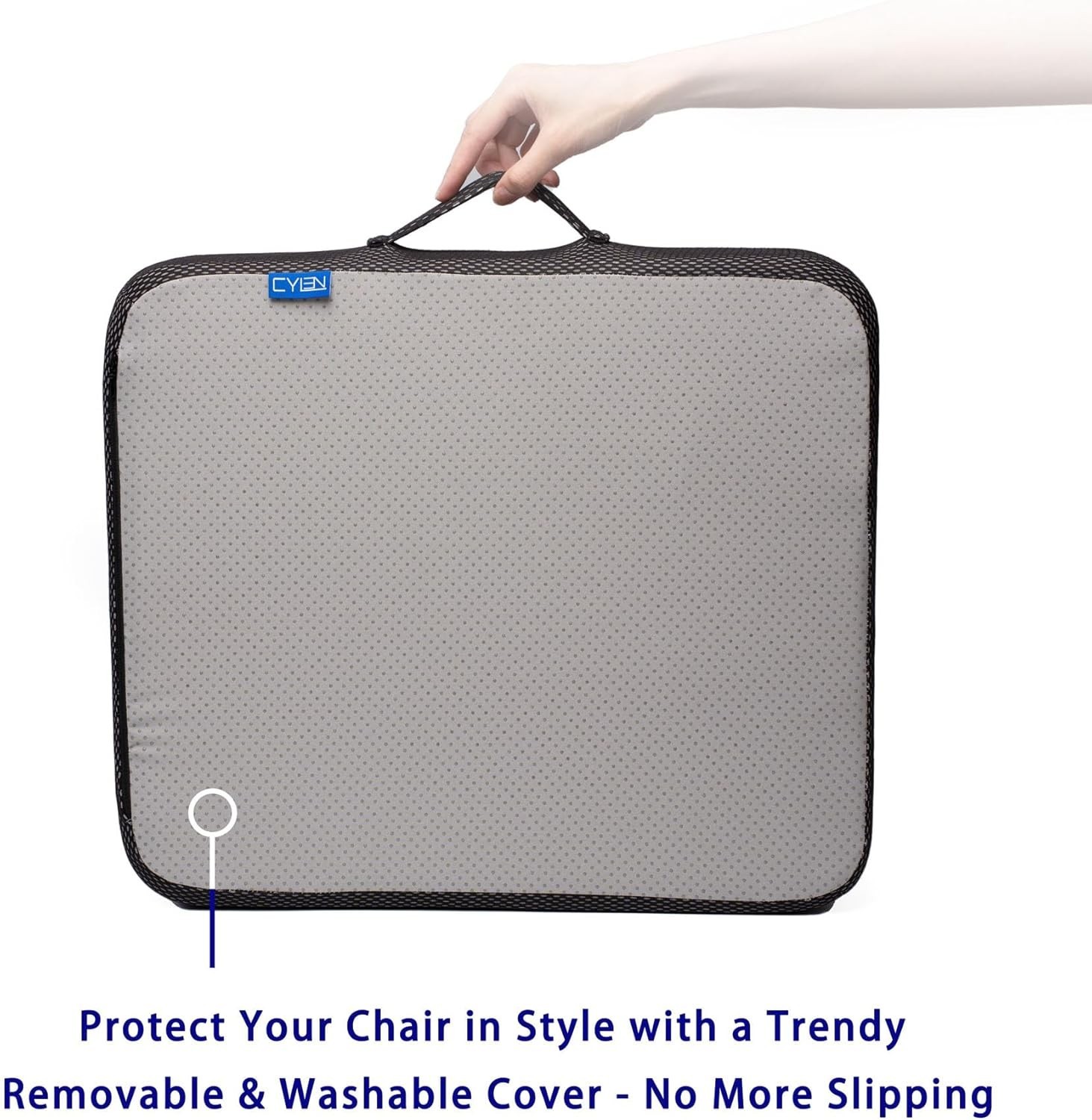 Ifoam Gel Infused Memory Foam Layer Wheelchair Cushion – Seat Cushion for Whe…