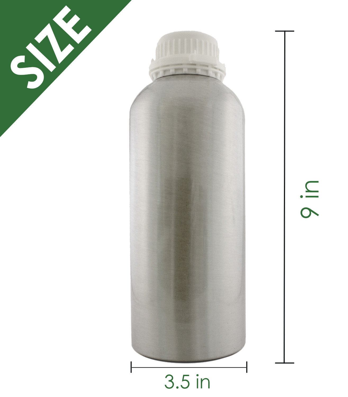 32 fl oz (1,000 mL) Aluminum Bottle with Plug and Cap (Single) – GreenHealth