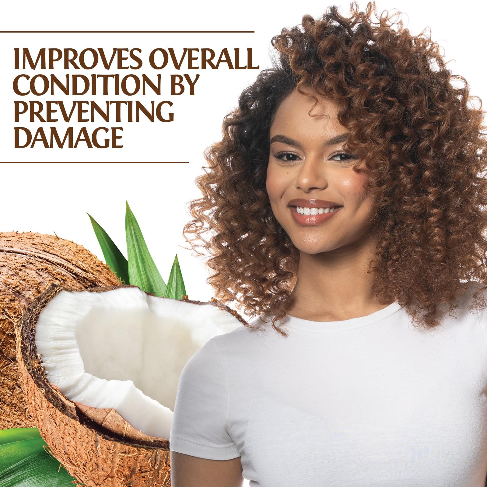BioSilk Silk Therapy with Natural Coconut 5.6 Fl Oz (Pack of 1), WHITE,BROWN