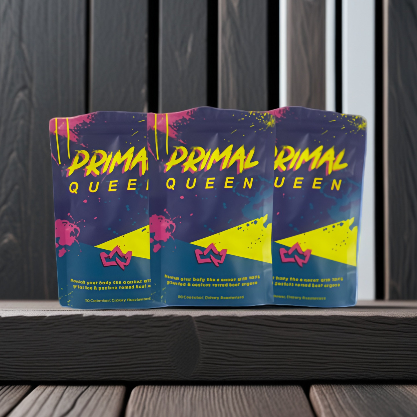 3pcs Primal Queen Supplement for Women 60 Counts Beef Organ – 1 Month Supply