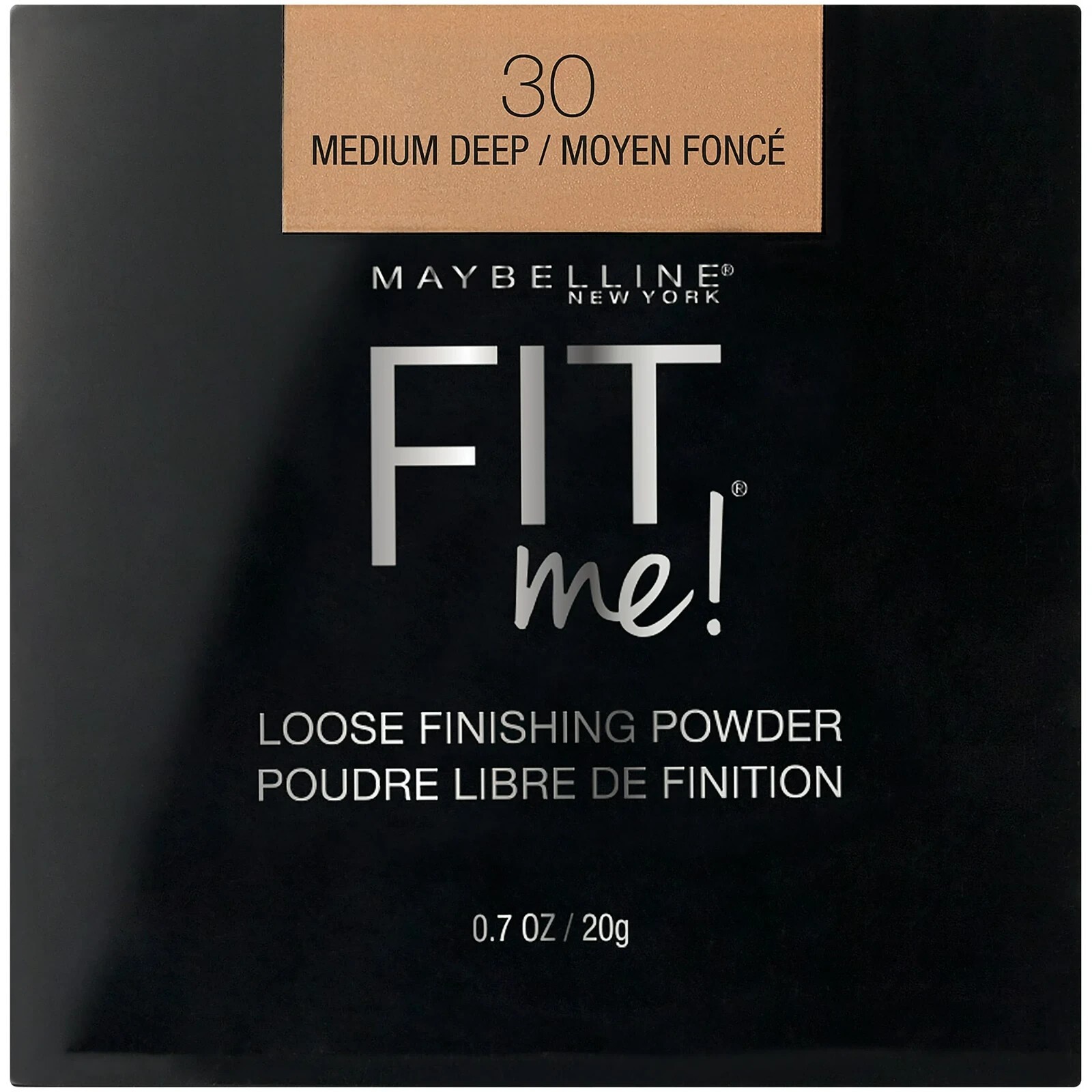 Maybelline Fit Me Loose Finishing Powder, Medium Deep 30, 0.7 oz