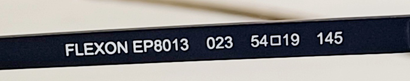 Originale FLEXON EP8013 023 Eyeglasses GREY New Plastic 54-19-145