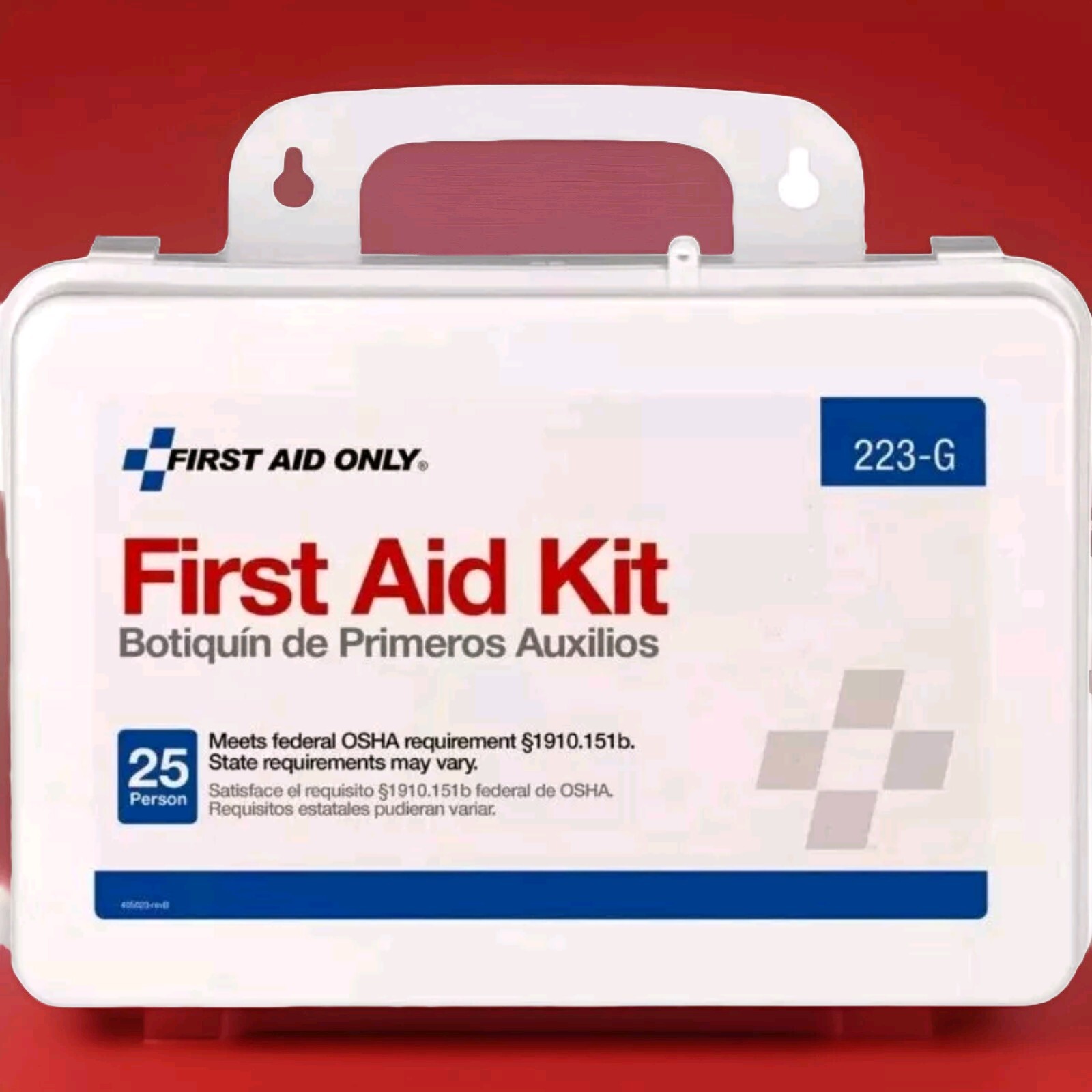 First Aid Only 223-G OSHA 106 Pieces for 25 PPL (1-Kt) New Exp. 2/28/2025