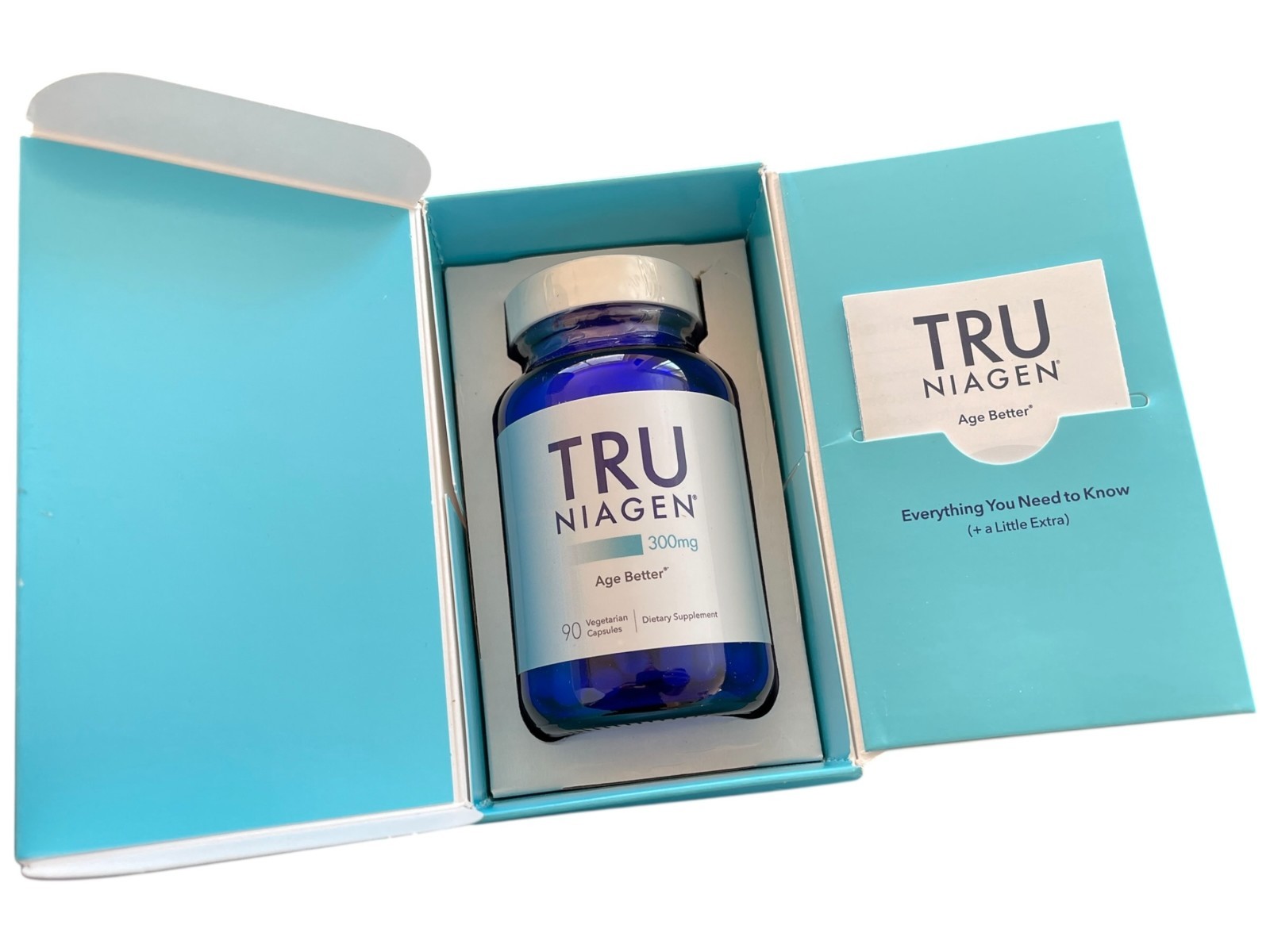 2x TRU Niagen Nicotinamide Riboside 300mg NAD+ Booster Supplement – 90 Capsules