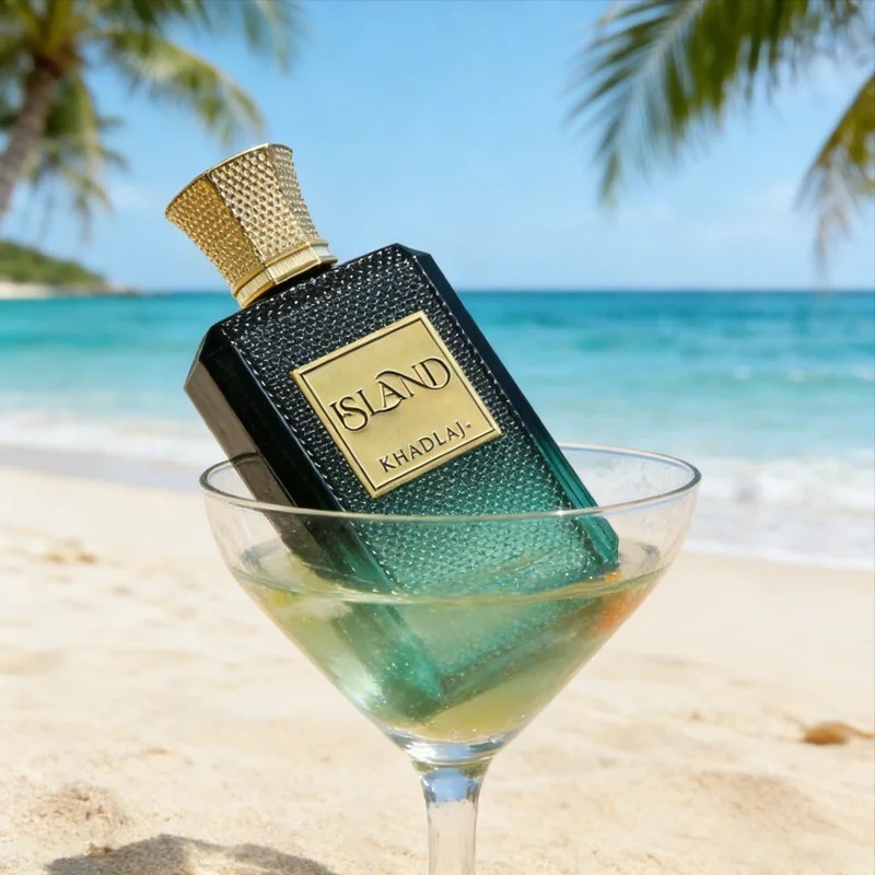 KHADLAJ Island Extrait de Parfum 100ml Unisex Luxury Tropical Fragrance
