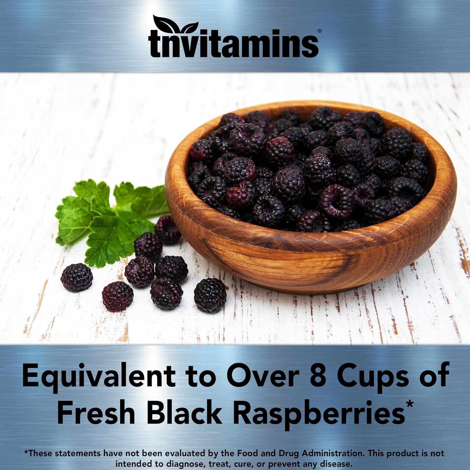 Black Raspberry Capsules 850mg Per Serving – 180 – 3 Month Supply!…
