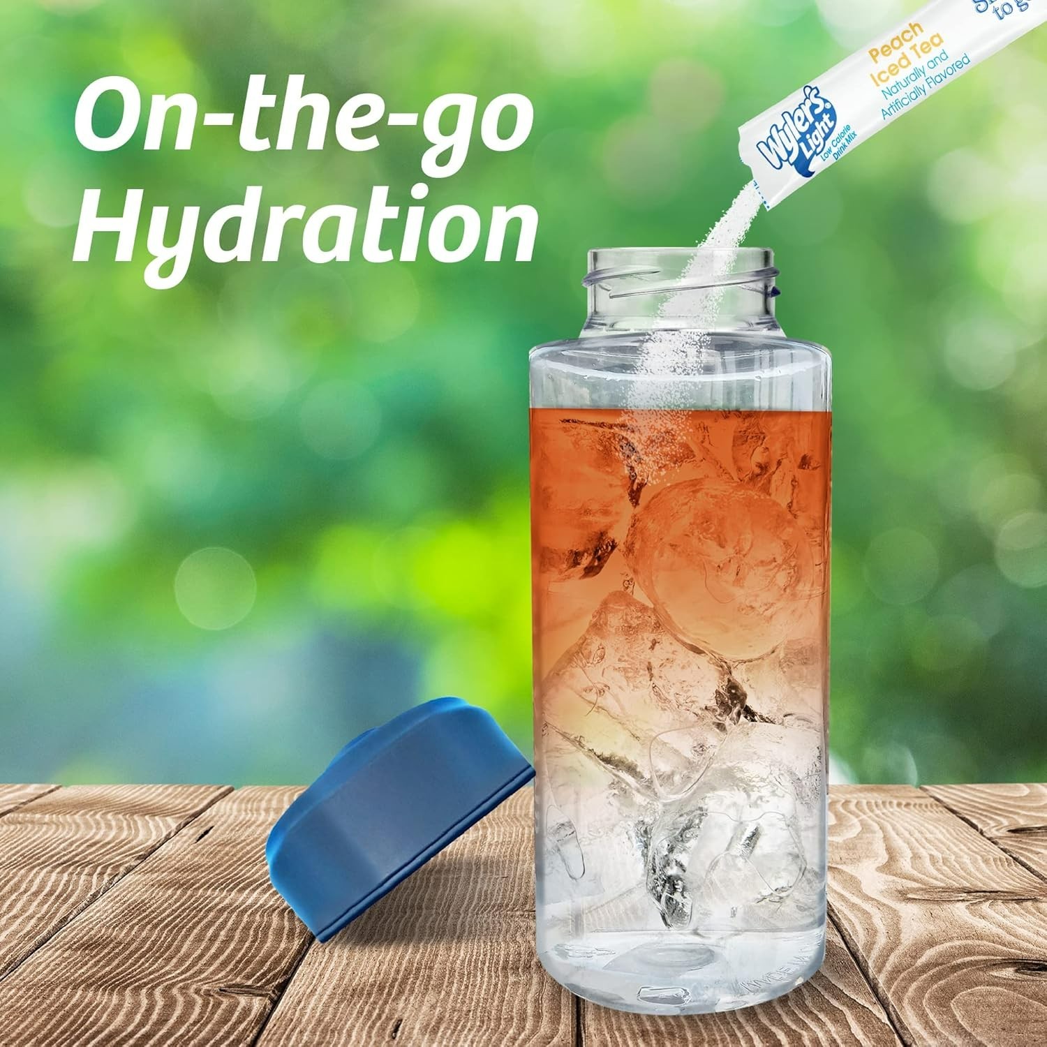 96 Servings of Sugar-Free Peach Iced Tea Drink Mix – Hydration Made Delicious