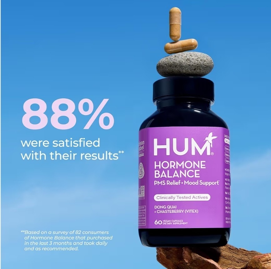 HUM Hormone Balance – Supplement for Women’s Health, 60-Count, Exp 12/26