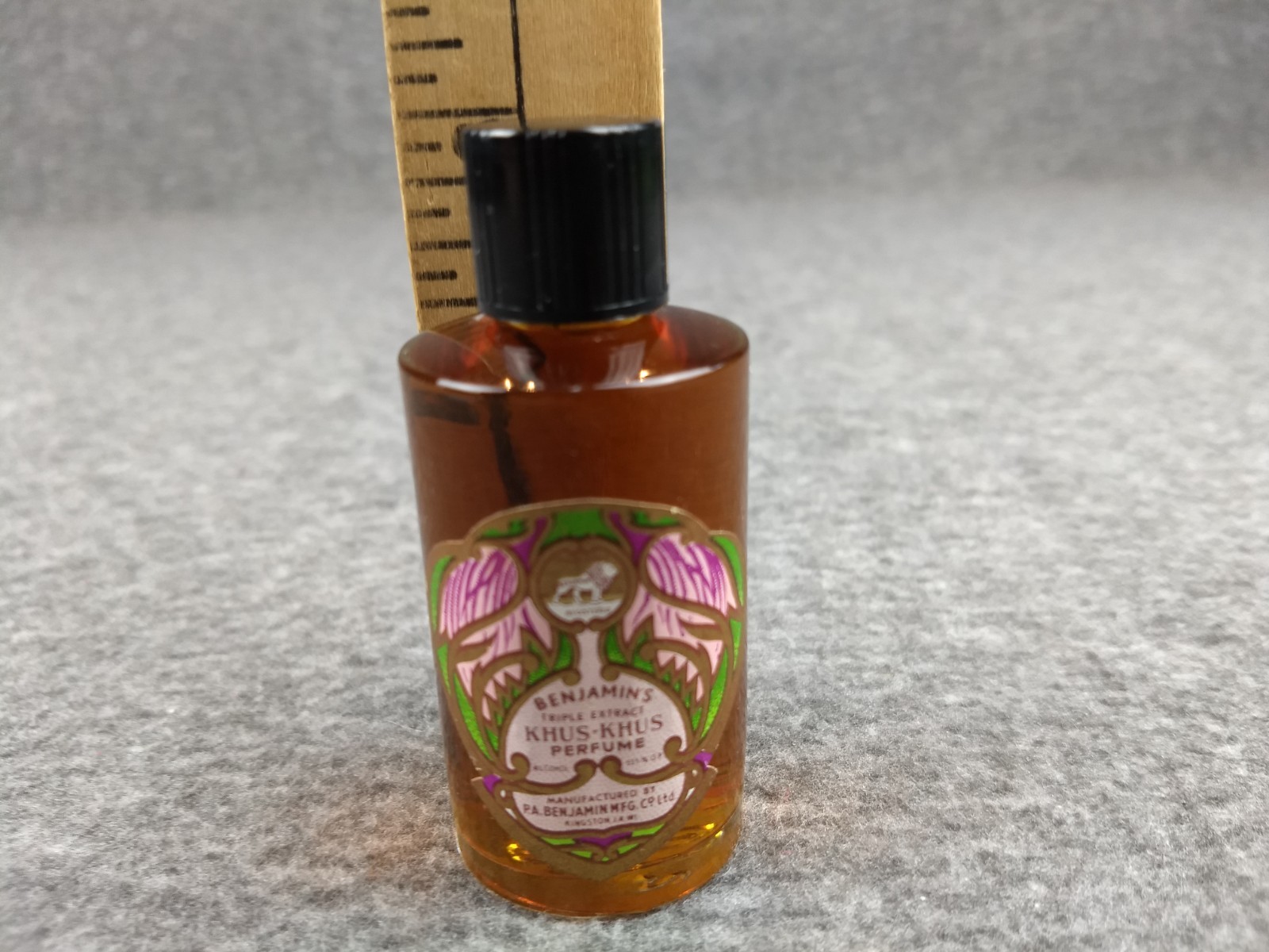 Benjamin’s Triple Extract KHUS KHUS Perfume 1oz Original Vtg Jamaica Splash NEW