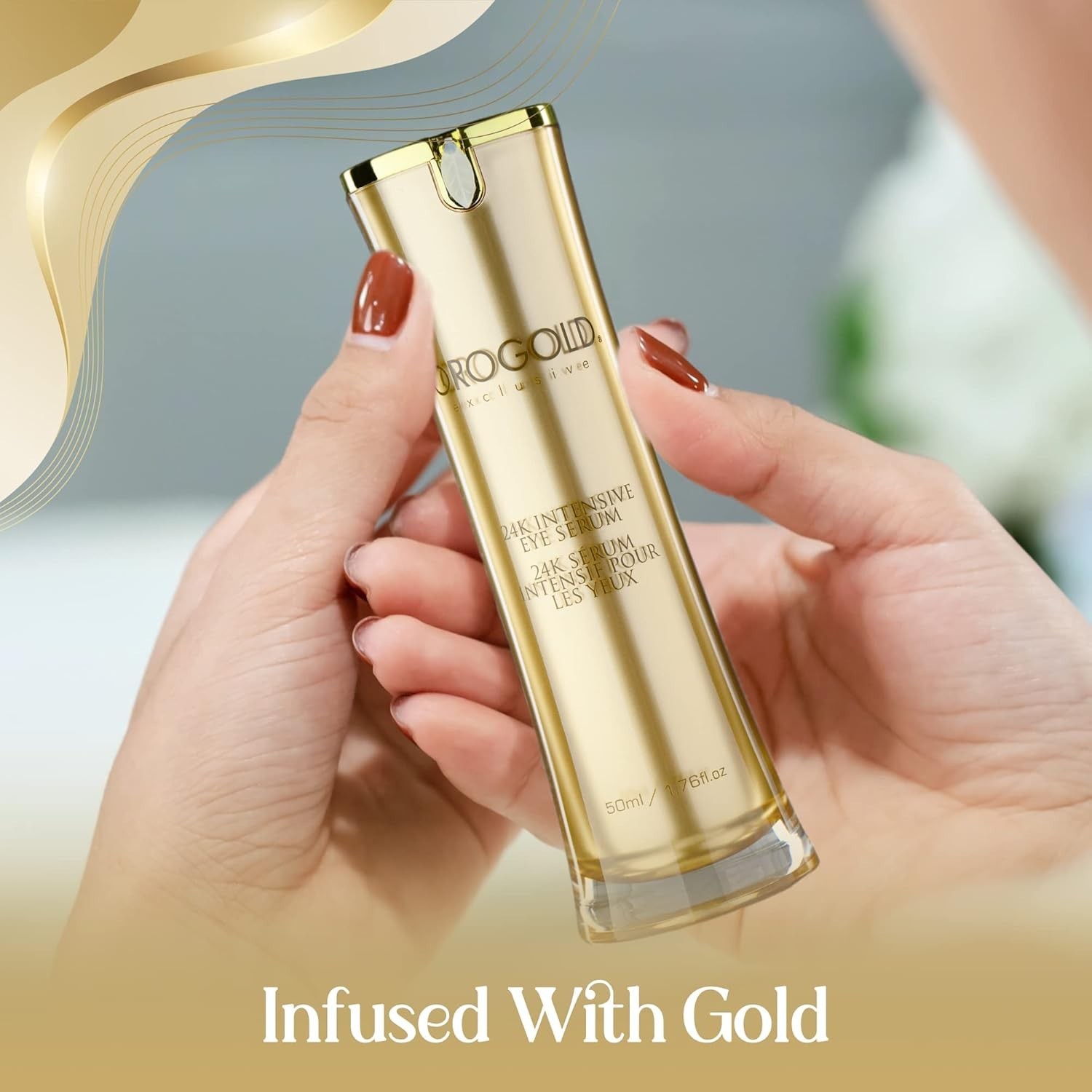 OROGOLD 24K Intensive Eye Serum – Reduce the Look of Dark Circles and Puffiness