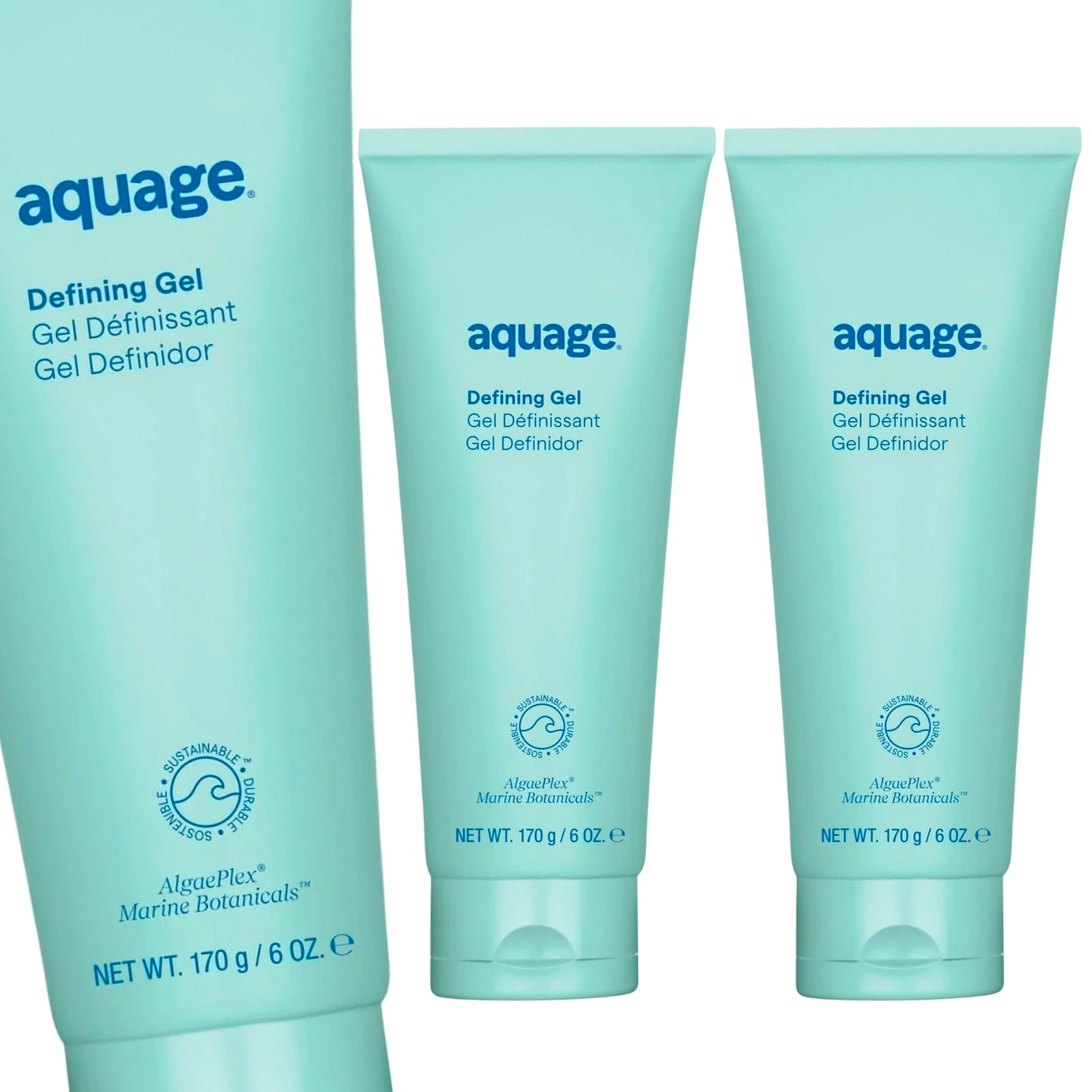 Aquage Defining Gel For Curly Wavy 6 Oz – Pack of 3