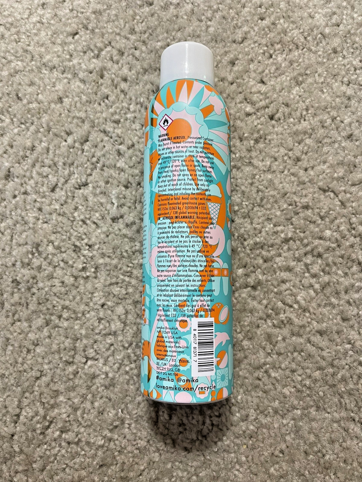 Amika x Ellis Brooklyn Miami Nectar Dry Shampoo 5.3oz Limited Edition New
