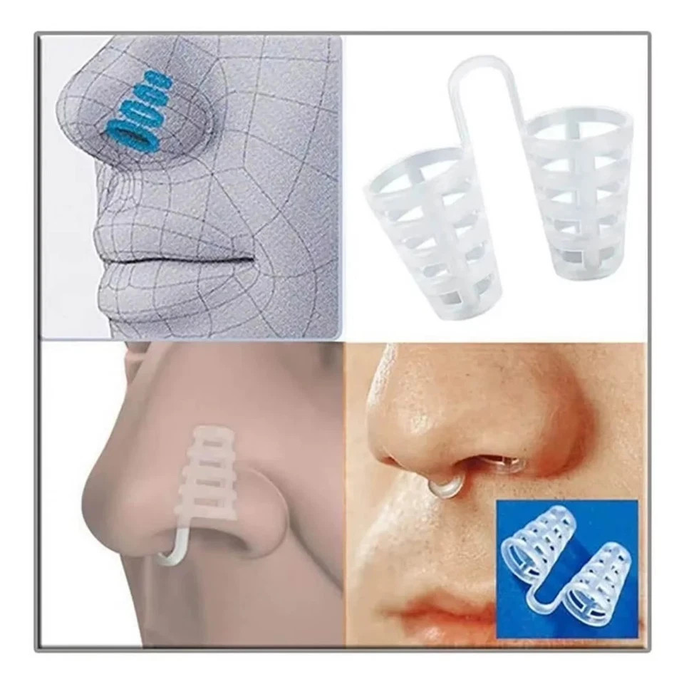 8Pc Silicone Anti-Snoring Nose Vents Snore Stopper Dilators for Better Sleep