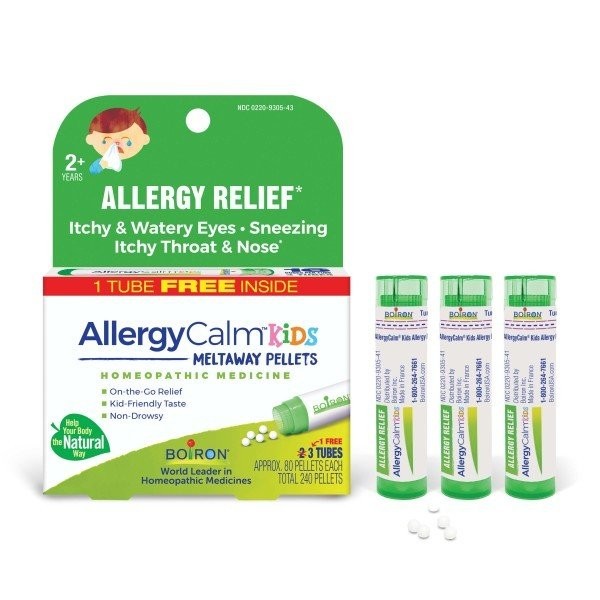 AllergyCalm Kids, 2+ Years, 3 Tubes, 80 Pellets Each