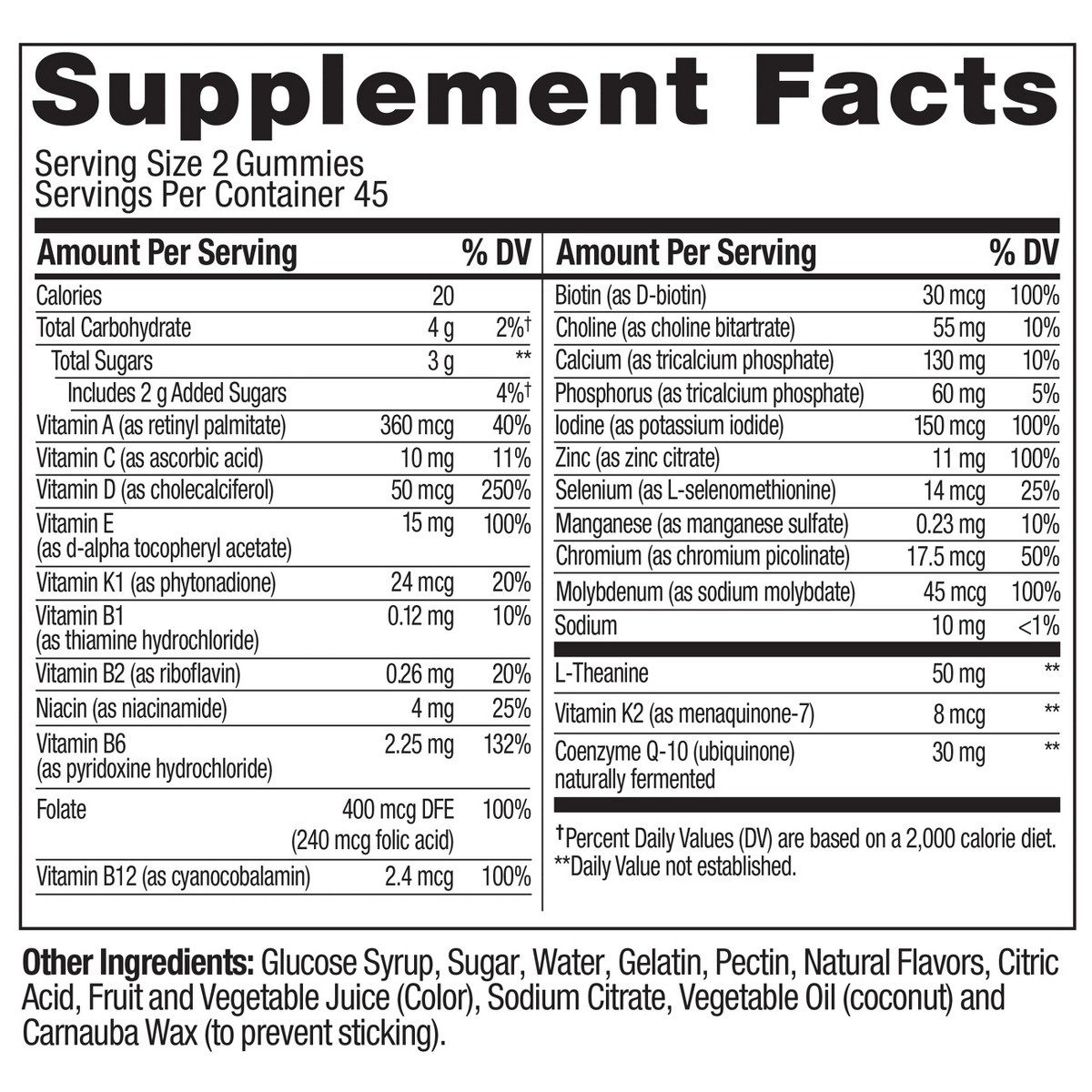 OLLY Women’s 40+ Multivitamin Gummies – 90ct