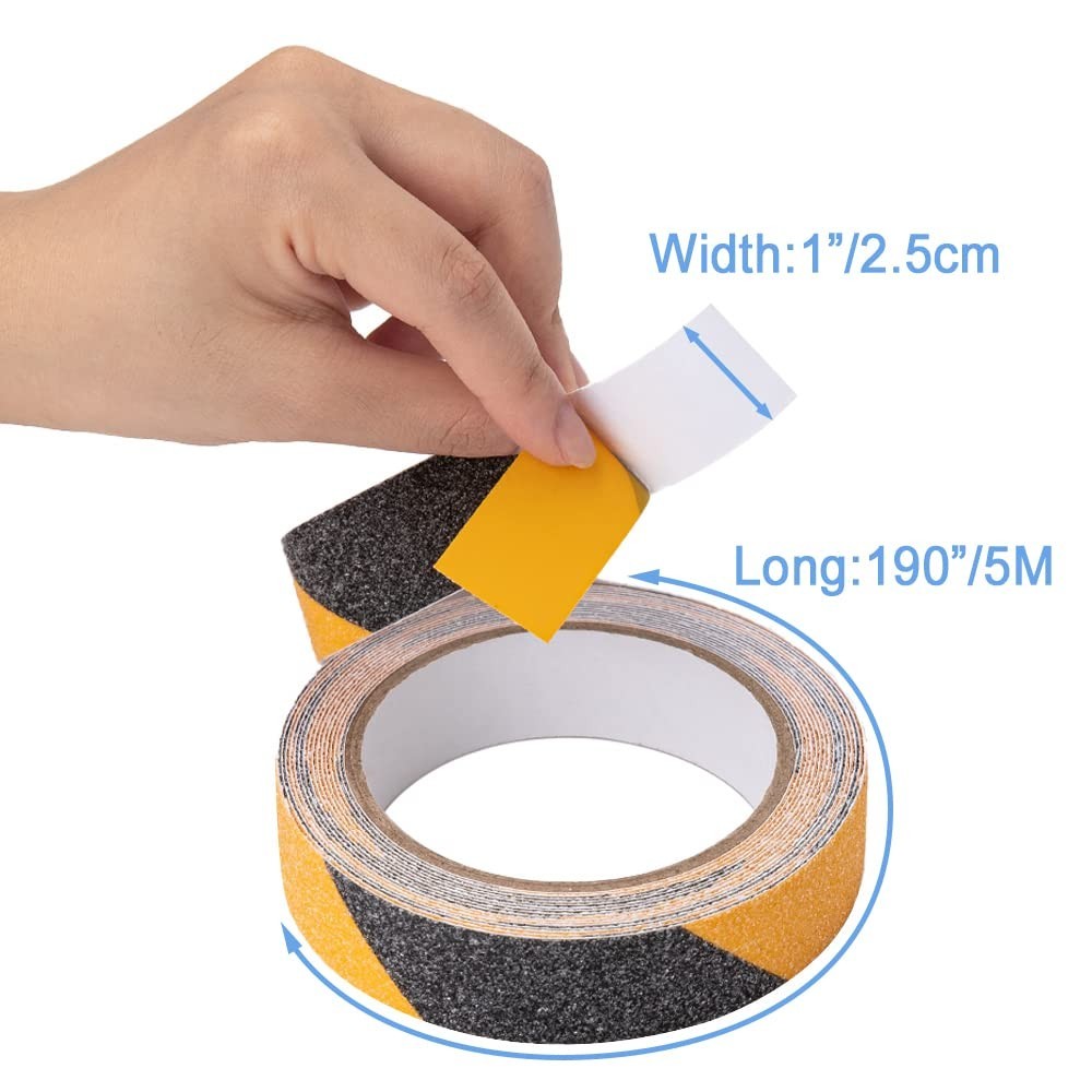 Water-Resistant Anti Slip Tape – Strong Grip 1″ x 190″ for Indoor & Outdoor Use