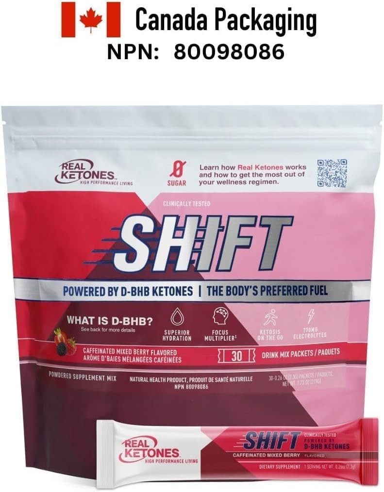 Keto BHB Exogenous Ketones Drink Mix – Sugar-Free Electrolytes Powder, 30 Pack,