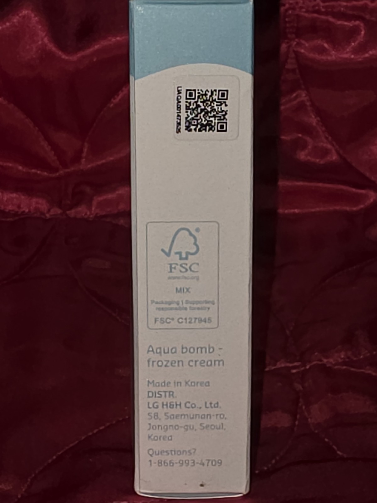belif Aqua bomb Frozen Cream Face Moisturizer Gel-Cream 50 ml / 1.69 fl oz