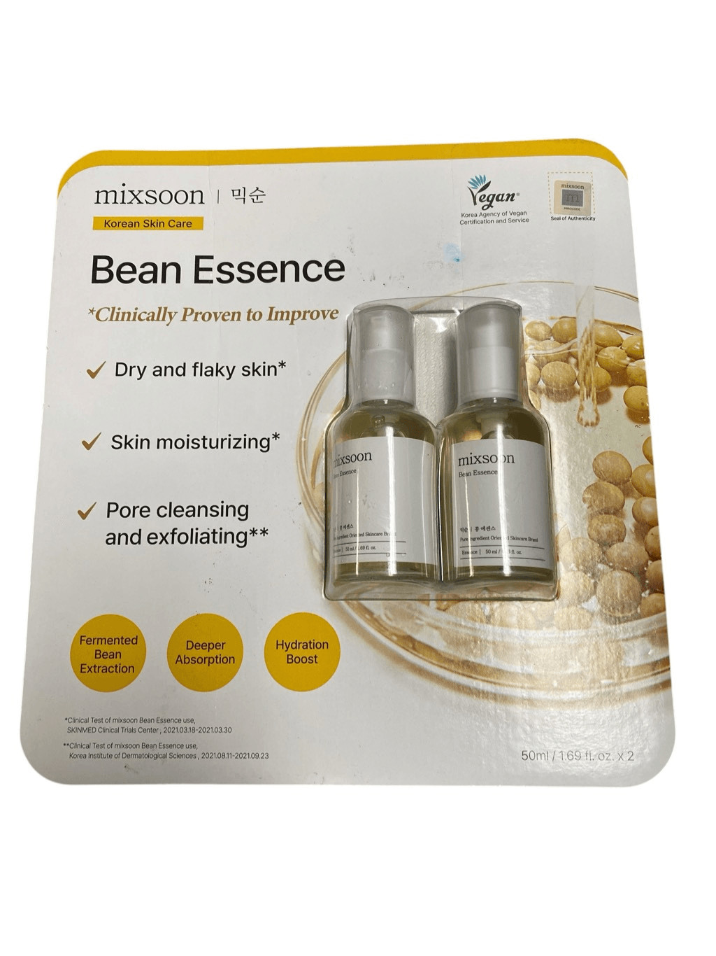 mixsoon Bean Essence Set 1.69oz each Pack of 2