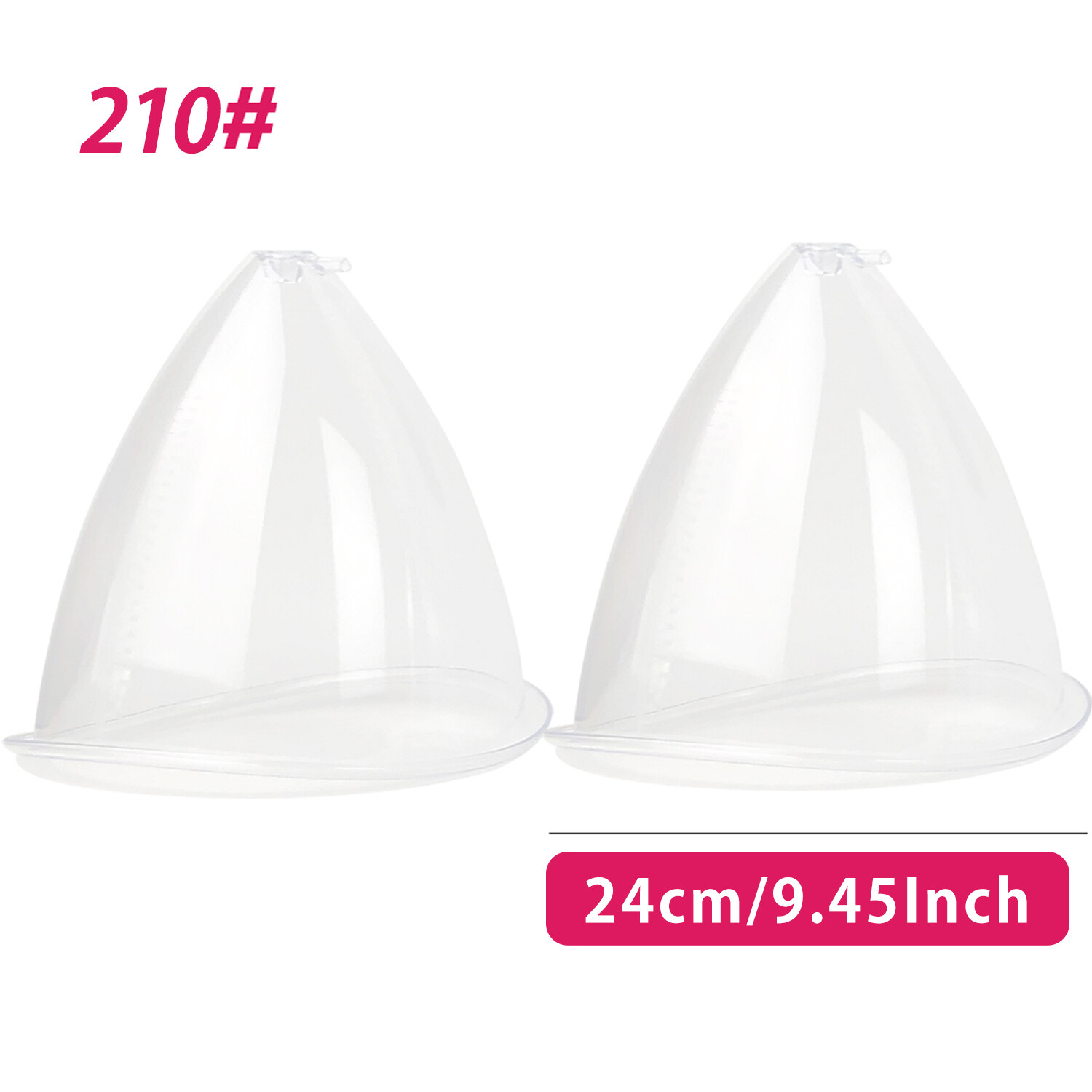 2PCS 60-210ML Breast Enhance Butt Lifting Cups For Vacuum Therapy Shape Machine