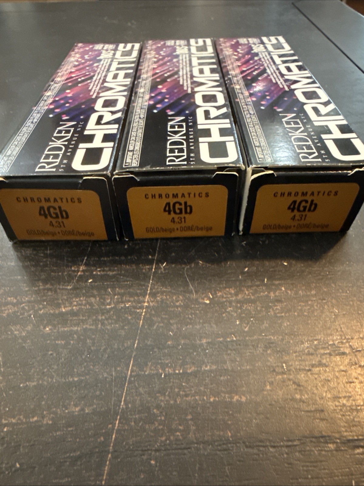 REDKEN CHROMATICS 4Gb Professional Cream Hair Color 3 PACK!! 2.1 fl. oz Each