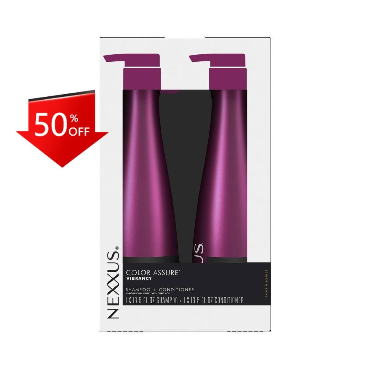 Nexxus Color Assure Shampoo & Conditioner Set Treated Hair – 13.5 fl oz/ 2ct