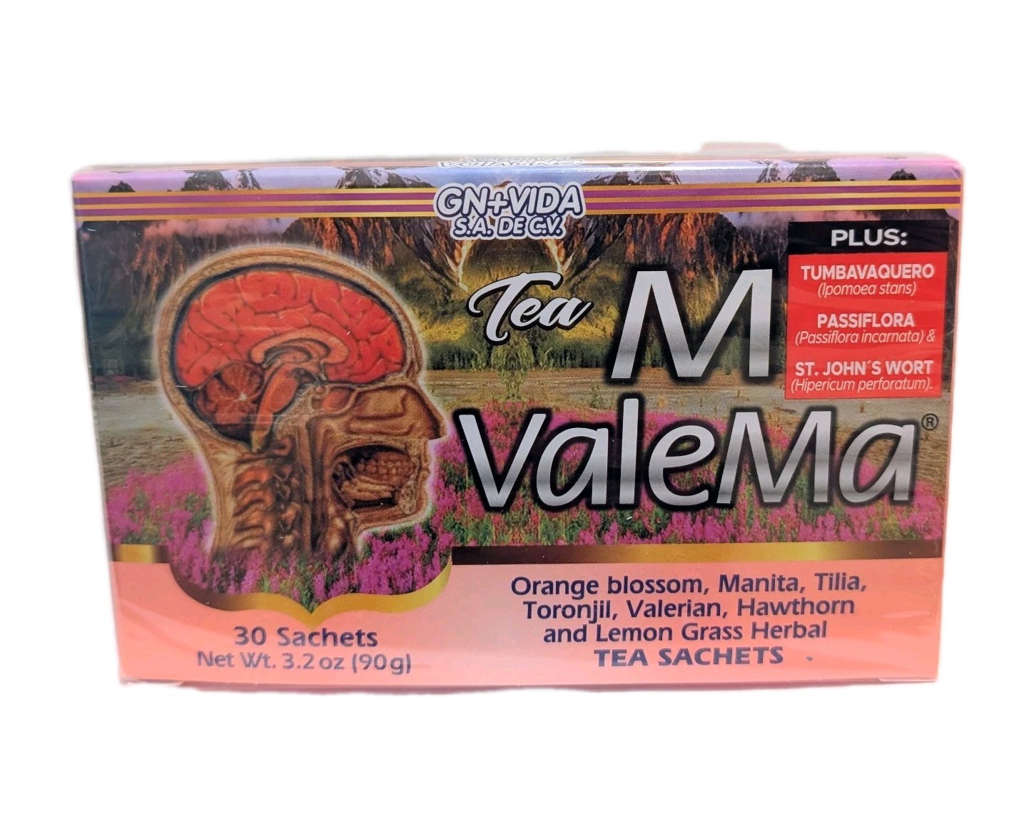 Me Vale Madre Tea GN+VIDA 30 tea Bags 30 Day Supply