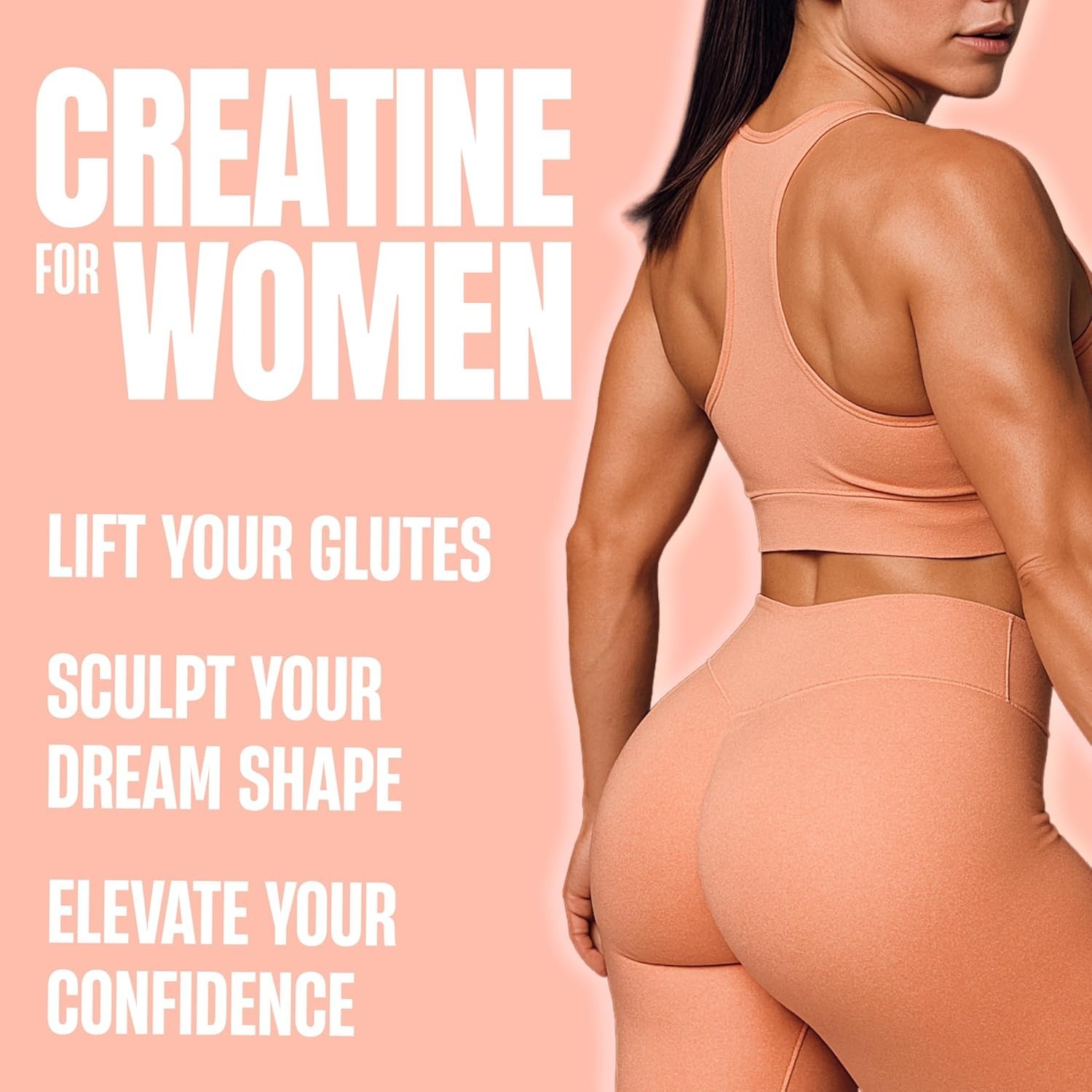 Nutrex CREATINE Monohydrate For WOMEN Collagen Biotin BCAA Peach Mango 30 Serv