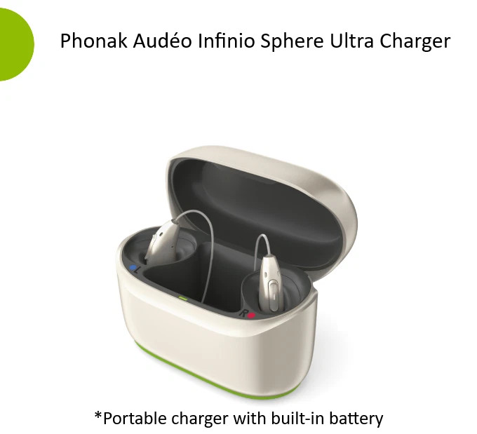 Phonak Audéo Infinio Sphere I90 Ultra Hearing Aid Pair – NEW PAIR – All Colors