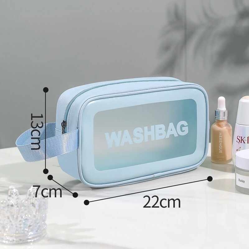 Transparent Makeup Bag Women PVC Waterproof Dust-proof Cosmetic Storage Case