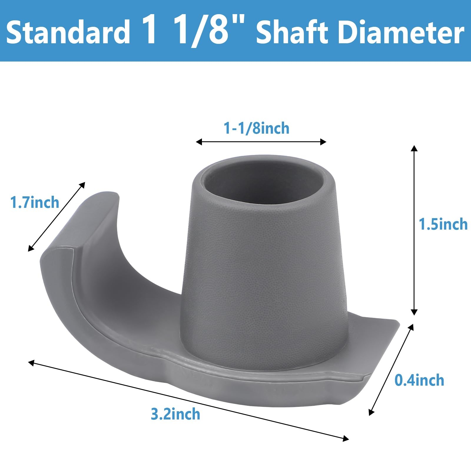 2 Pack Walker Ski Glides Replacement Feet Strong 1-1/8 in Folding Walkers
