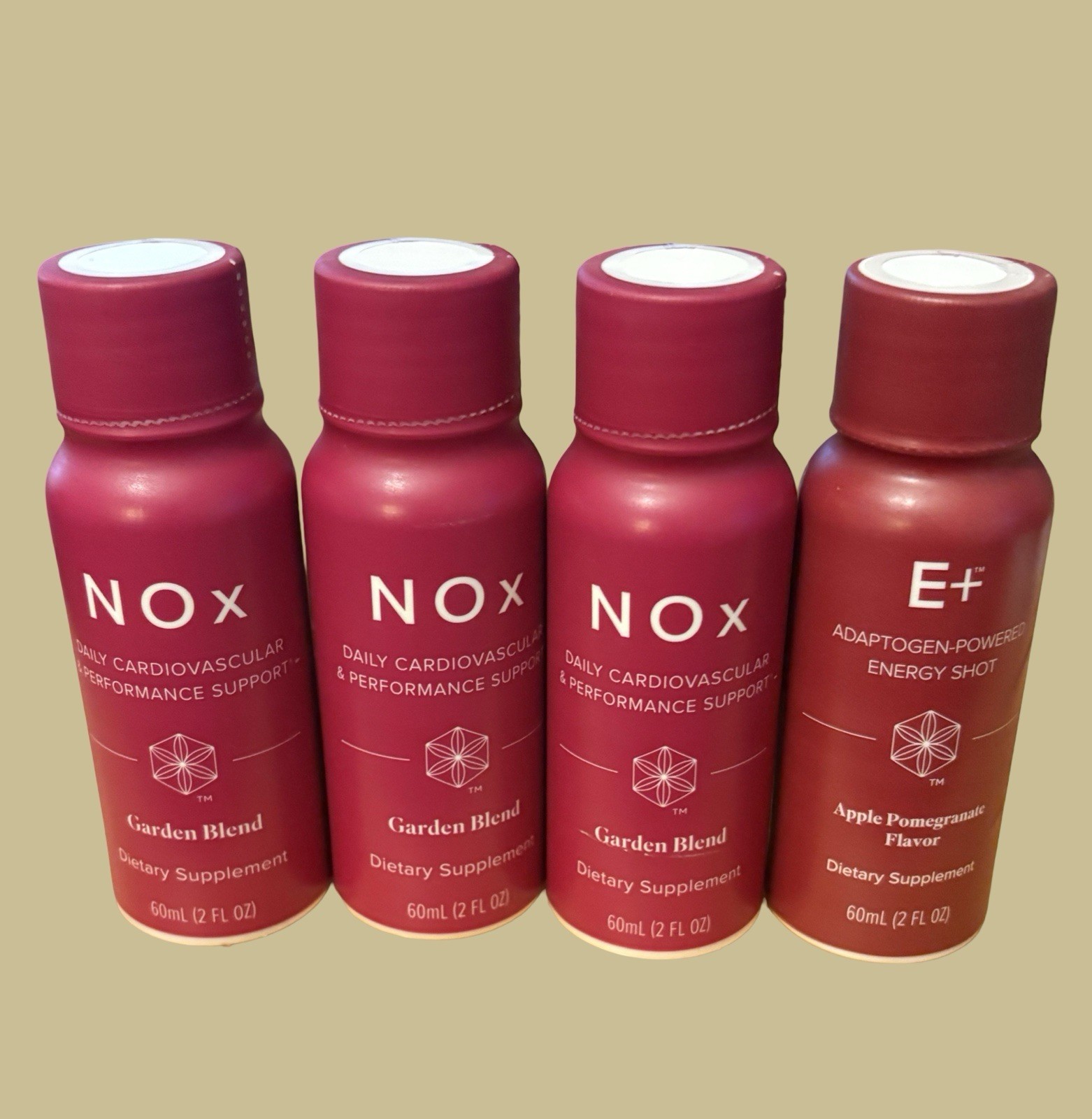 Isagenix 3 NOx Garden Blend Exp 03/2027 1 E+ Apatogen Energy Shot Exp 05/2028