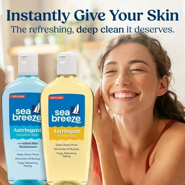 Sea Breeze Astringent for Sensitive Skin and Redness, 16 fl oz