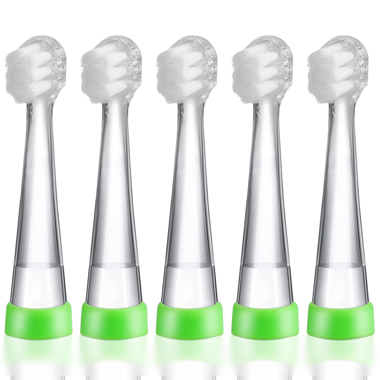 KOPBTBOY Baby Toothbrush Heads Compatible 1 Count (Pack of 5), 8-18 Month