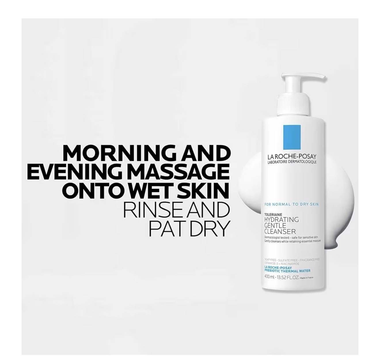 LA ROCHE POSAY PURIFYING FOAMING CLEANSER & HYDRATING GENTLE CLEANSER