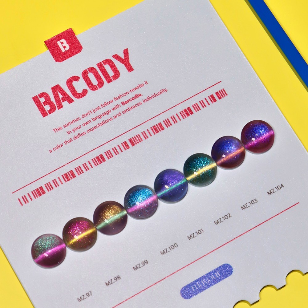 Mayour Bacody Magnetic Gel Nail Polish 8 Colors | 8ml Each K-Beauty