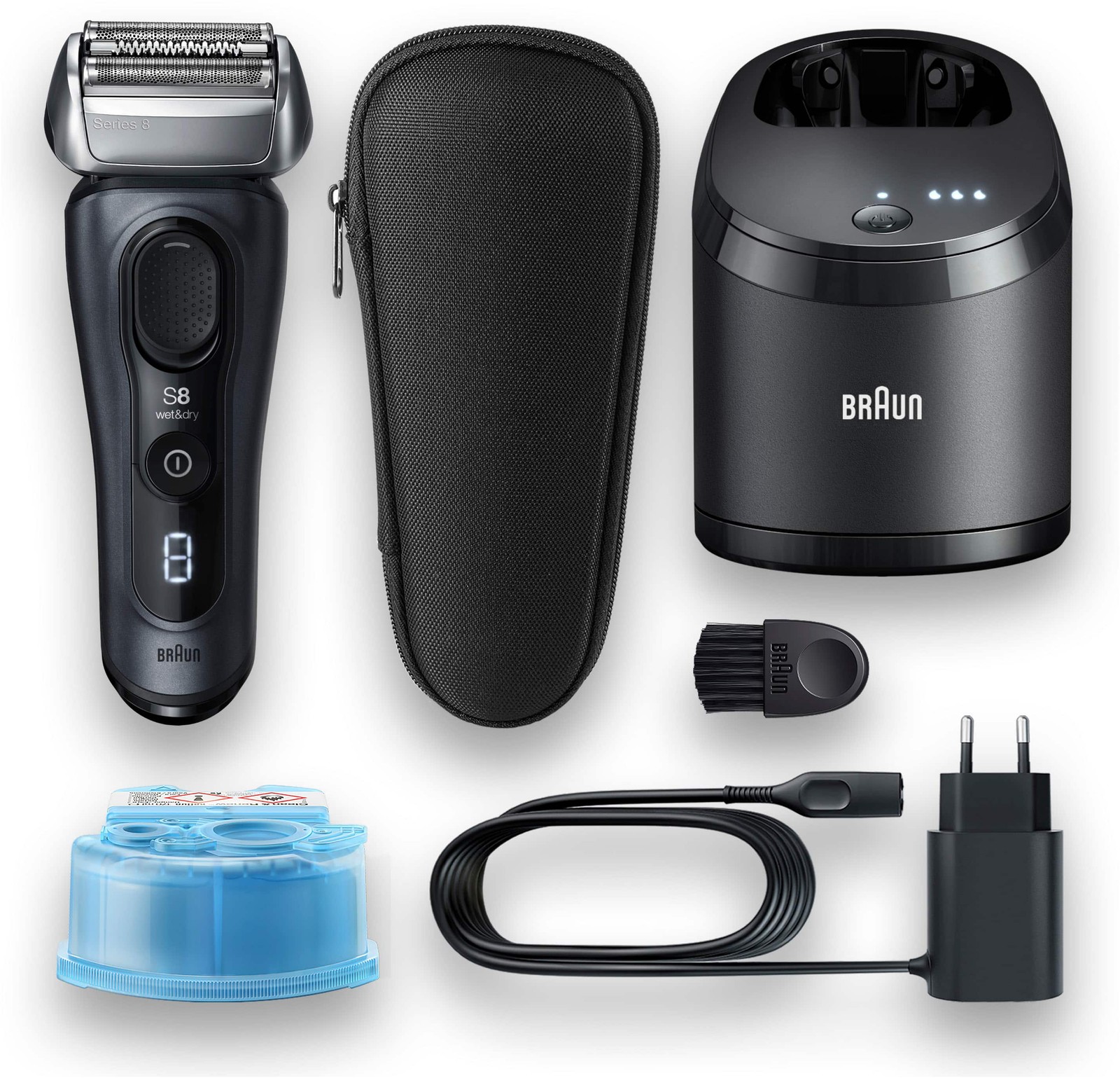 Braun Series 8 8453cc Electric Shaver for Men with Precision Trimmer