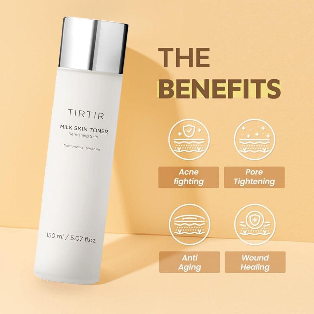 150ml Milk Toner Deep Moisturizing Instantly Glows and Brightens Sensitive Skin