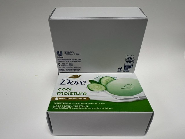 Dove Soap Beauty Bar 6 Bars, 106 g each, total 636 g, Cool Moisture Gentle Exfo