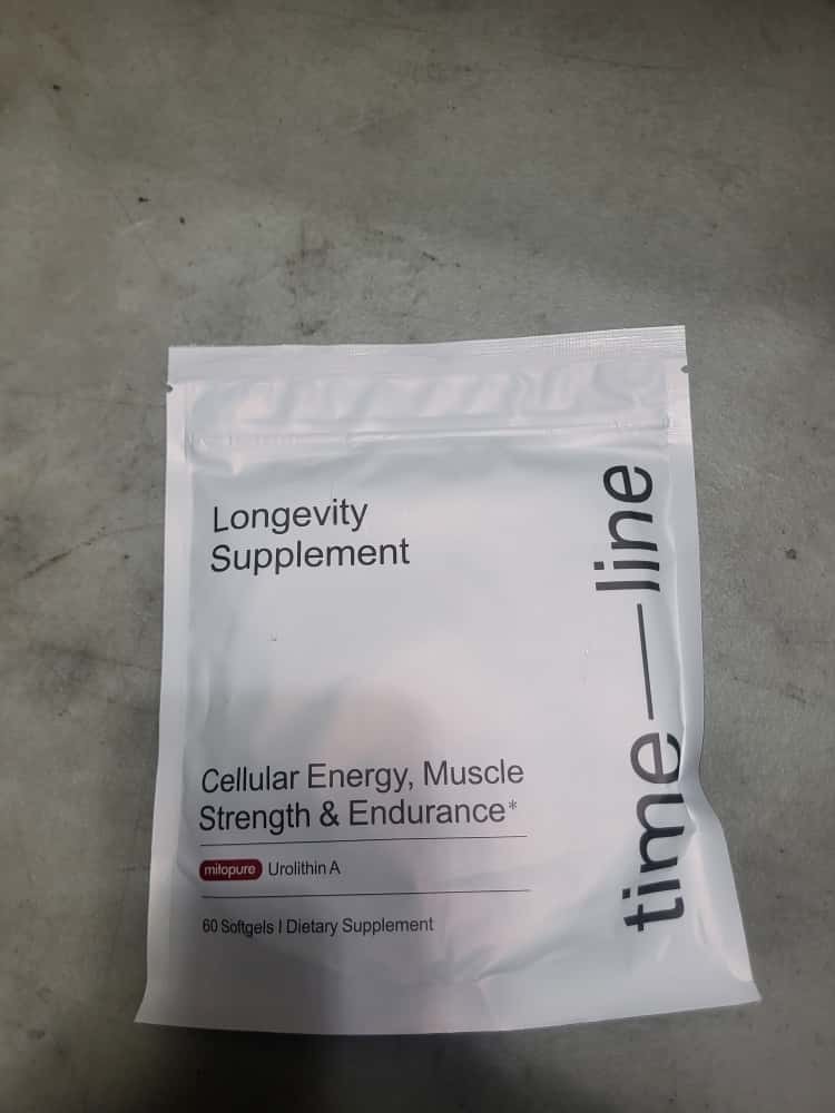Pack of 2 Time-Line Longevity Supplement Mitopure Urolithin A 60 Softgels New