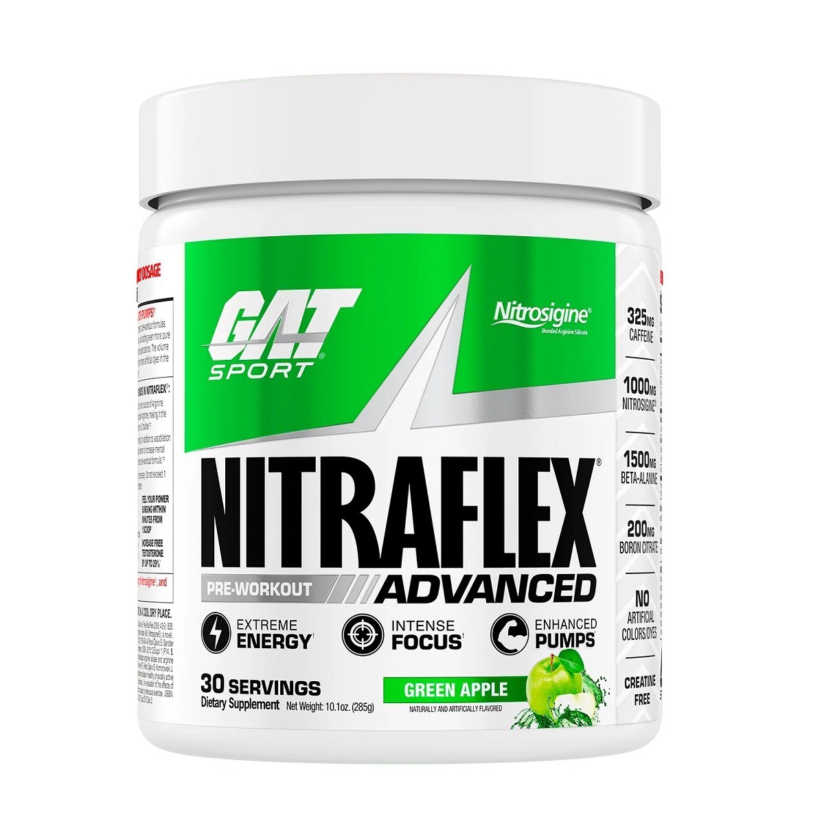 [2 Packs] GAT NitraFlex Pre Workout 30 Servings – Pick Flavor