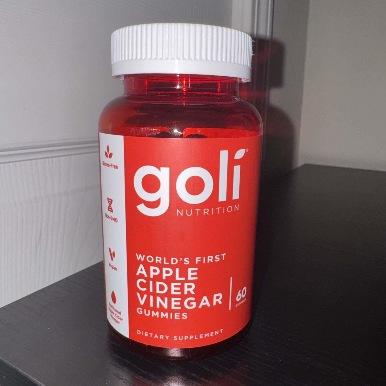 Goli Nutrition Apple Cider Vinegar ACV Gummies 60 count -New Sealed