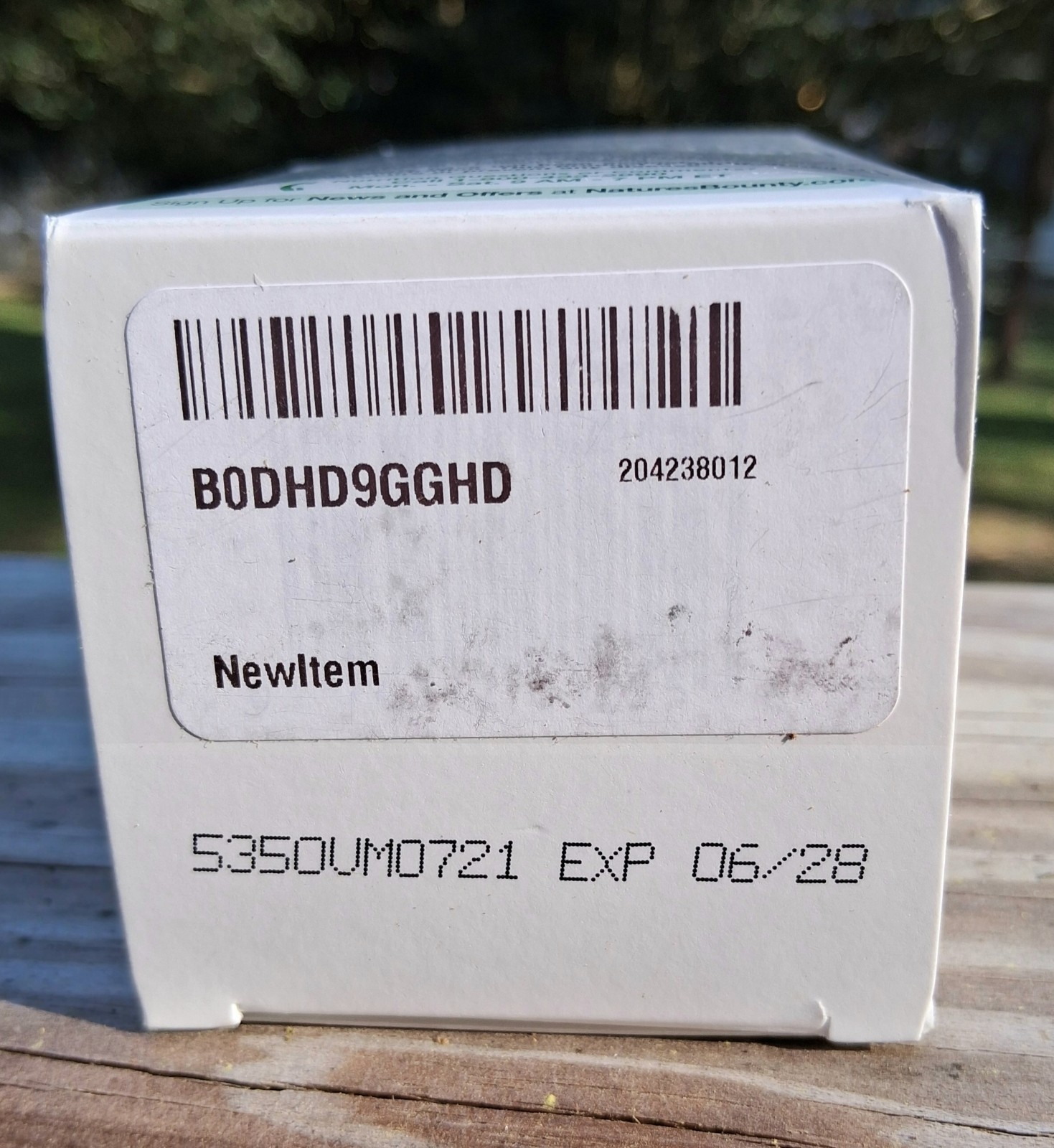 Natures Bounty Magnesium Glycinate 360 MG – Exp 06/28