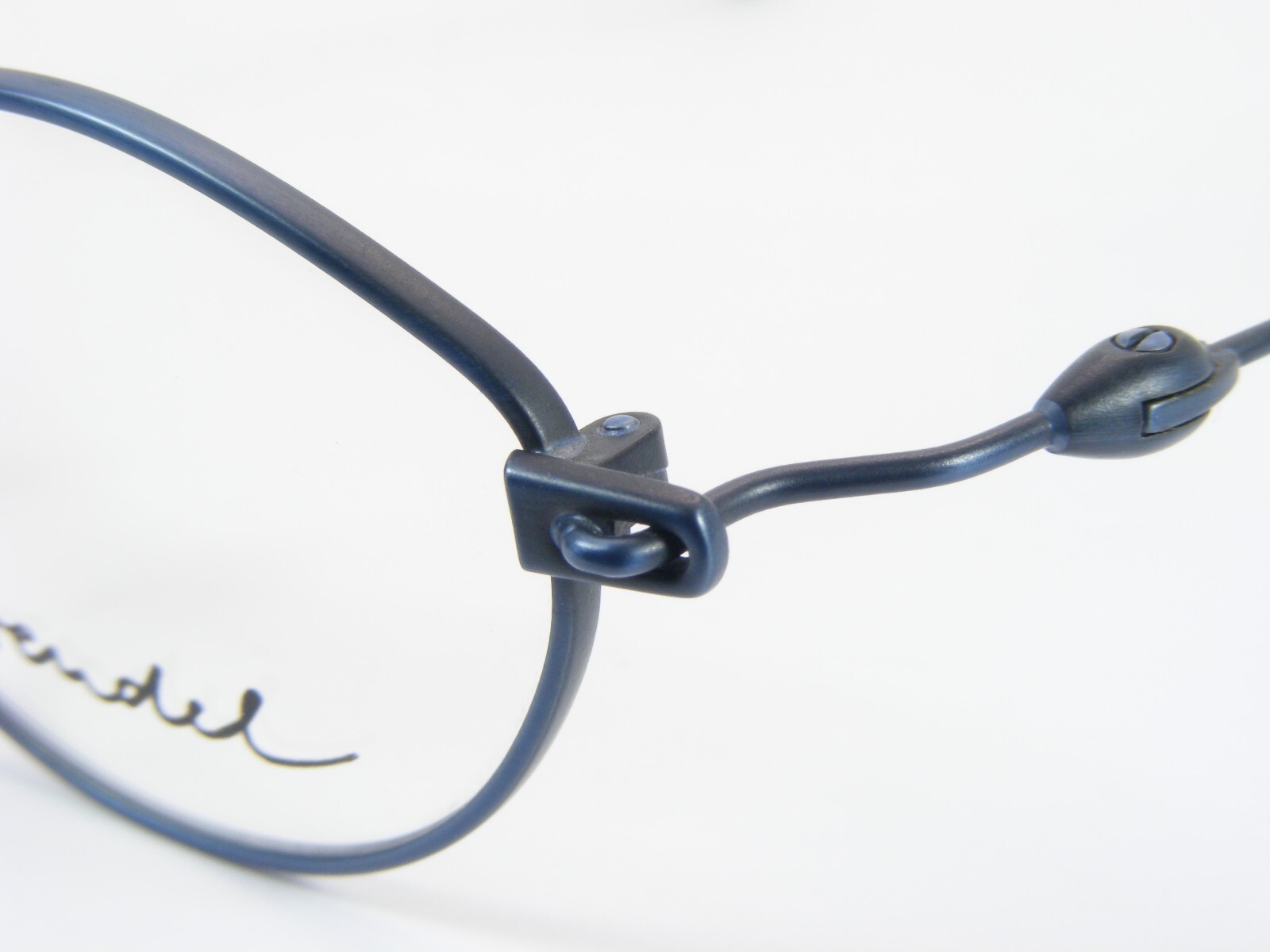 Vintage Brendel 8609 10 Antique Blue UNIQUE RARE EYEGLASSES TITANIUM 49-19-135mm