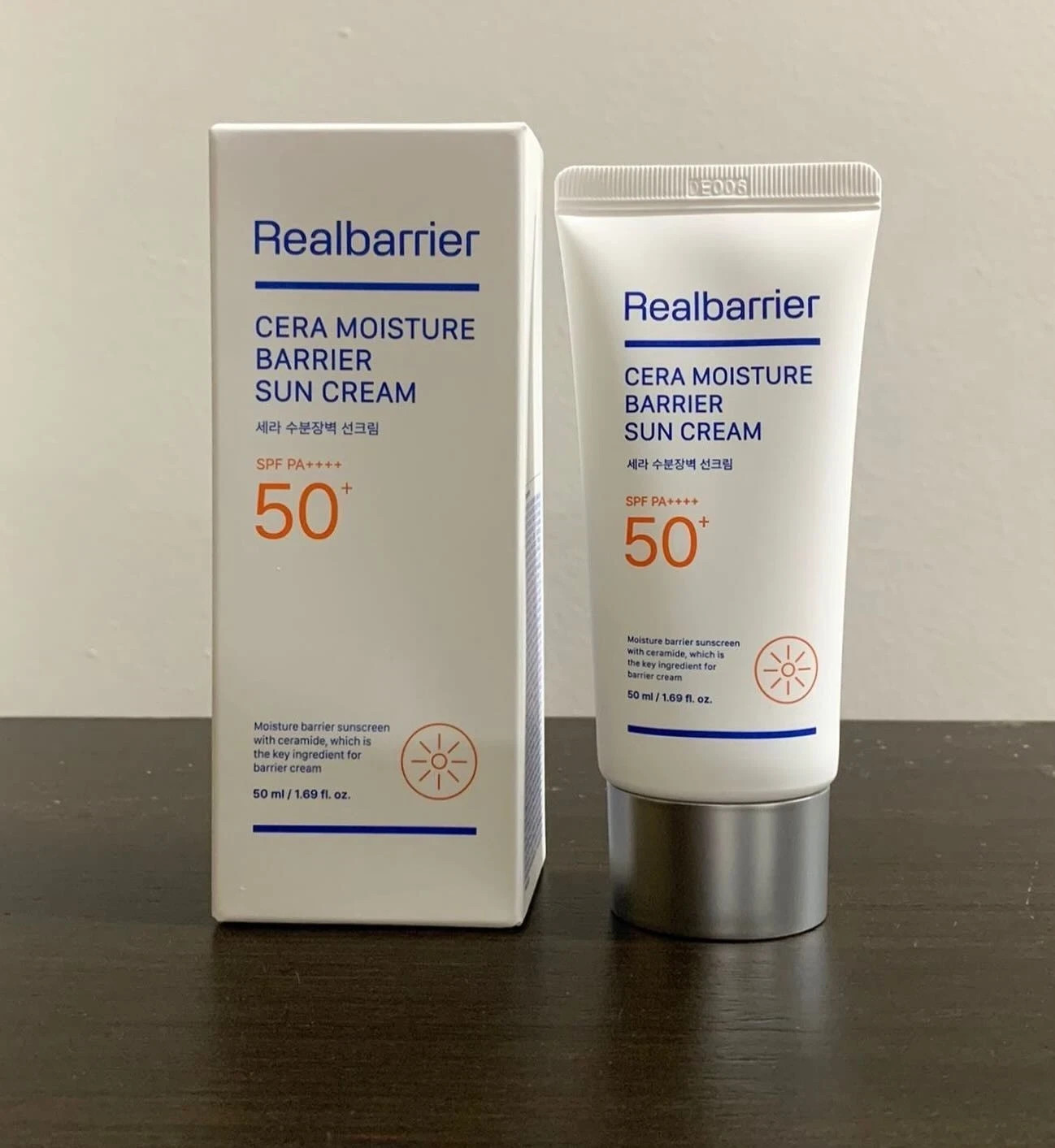 Real Barrier Cera Moisture Barrier Sun Cream SPF 50+ PA++++ (50ml) Made in Korea