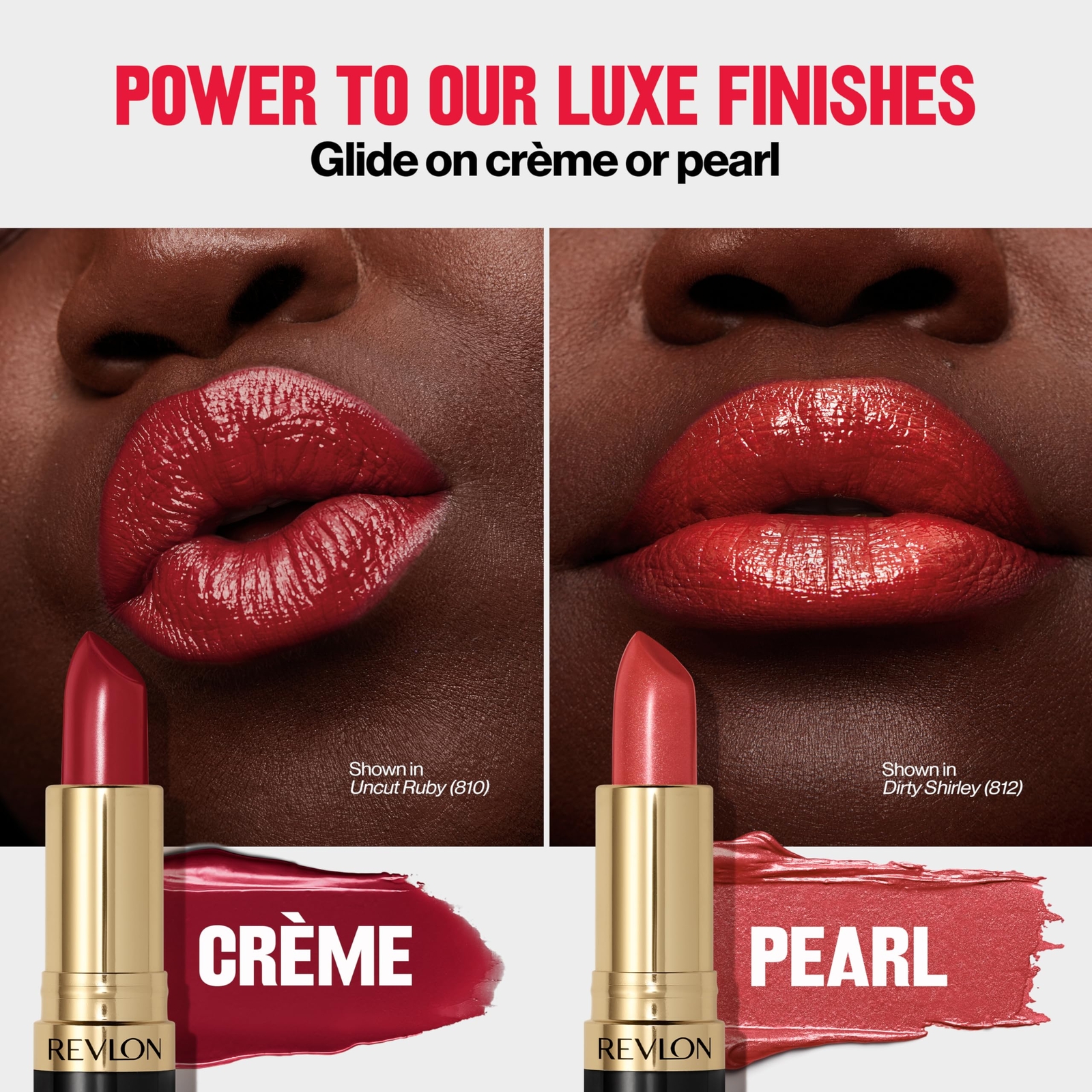 Revlon Super Lustrous Creme Lipstick, Creamy Formula, Black Cherry, 0.15 oz
